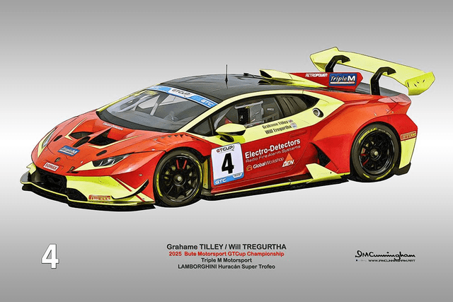 C250704 LAMBORGHINI HURACAN ST GTCUP25 TRIPLEM TILLEY #4 Donington Park_ICA8453