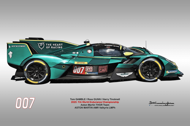 C250602 Aston Martin Valkyrie LMH WEC25 Thor Racing #007 Spa B