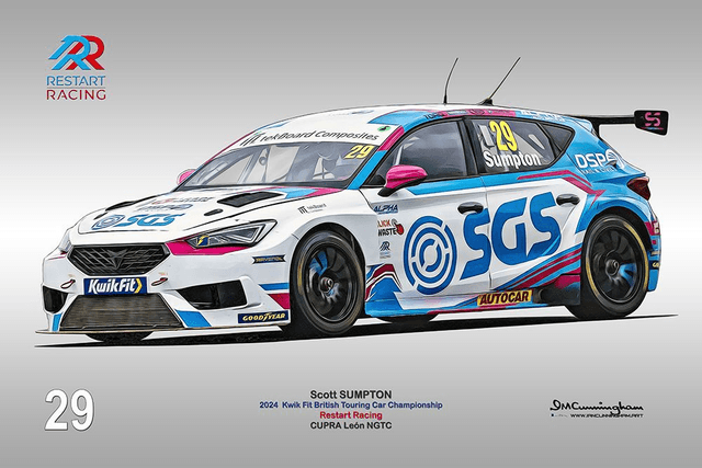 C240402 Cupra Leon NGTC BTCC24 RESTART SUMPTON #29