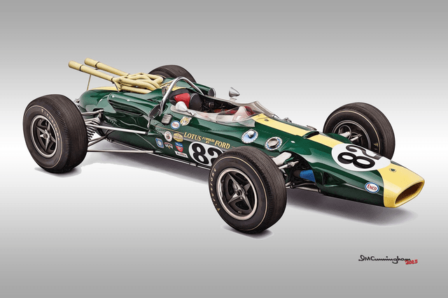 C250408 Lotus 38 Indianapolis500 Winner 1935 Jim Clark