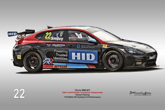 C250506 Hyundai i30N BTCC 25 Restart Racing #22 Chris Smiley DNPK