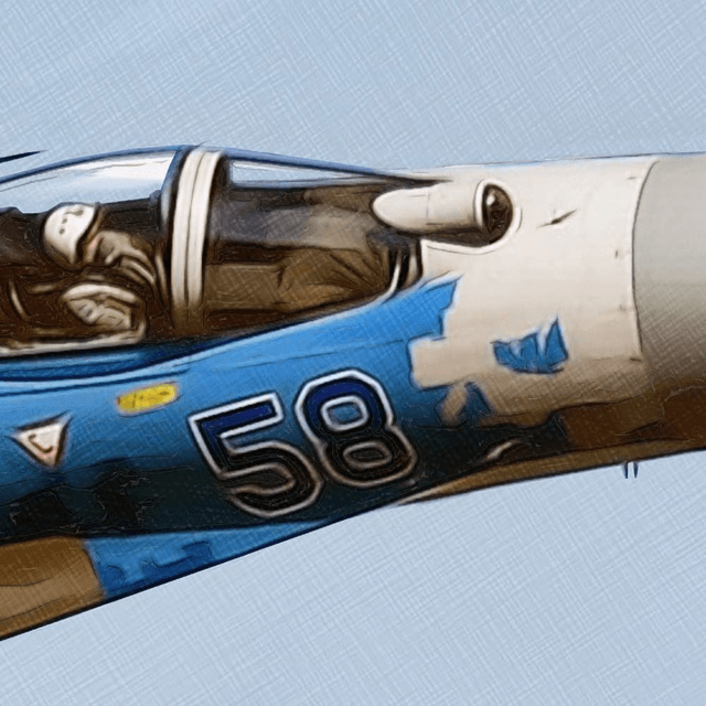 C241105 Sukhoi SU27P Ukraine AF #58 NG P64F WScopy