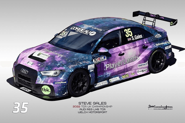 C220705 Audi RS3 LMS TCRUK22 WelchMotorsport / Playerland #35 Steve GALES DNPK