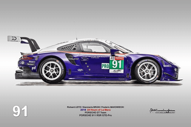 C24251 Porsche 911RSR Le Mans 2018 #91